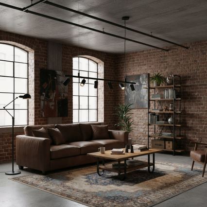 Ideal Lux - LED Pakabinamas sietynas DYNAMITE 6xGU10/7W/230V CRI 90 juoda