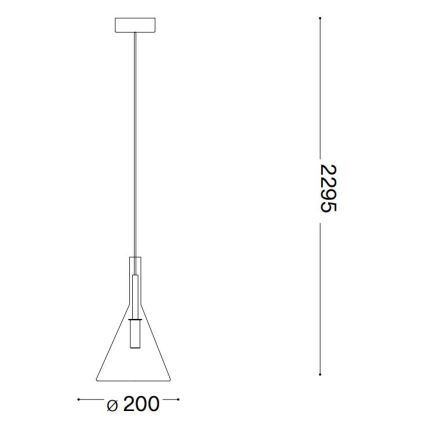 Ideal Lux - LED Pakabinamas sietynas EMPIRE 1xG9/3W/230V