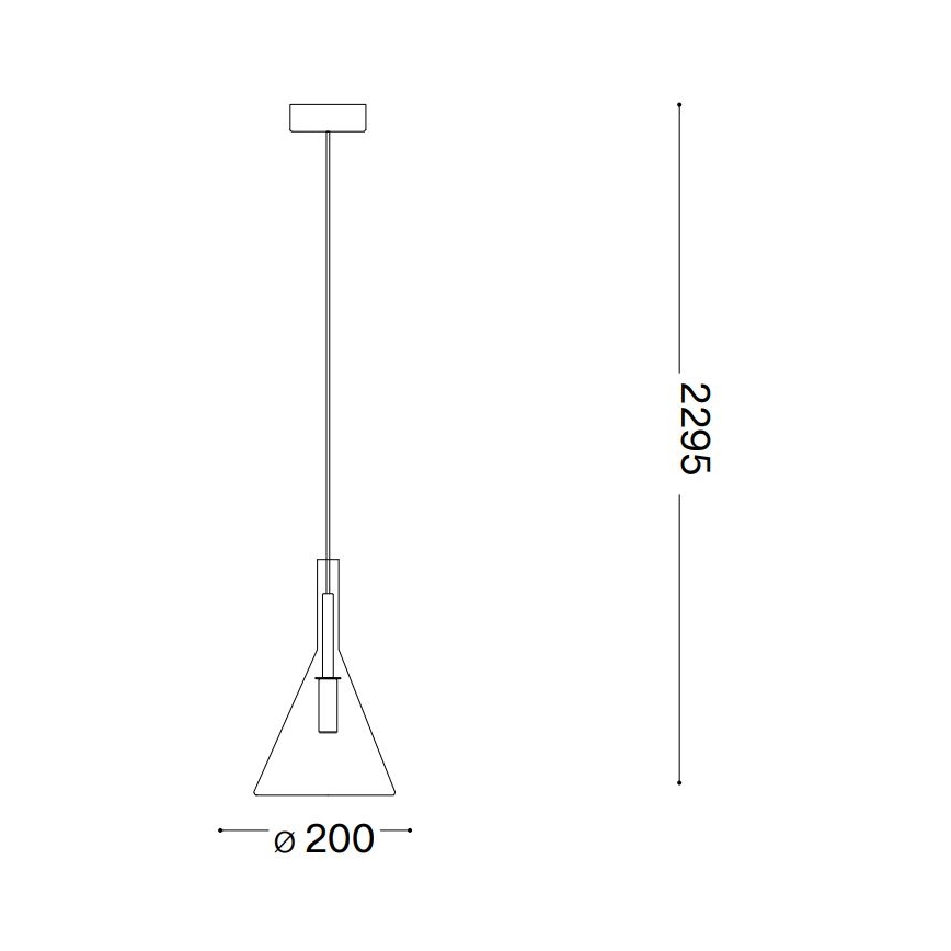 Ideal Lux - LED Pakabinamas sietynas EMPIRE 1xG9/3W/230V