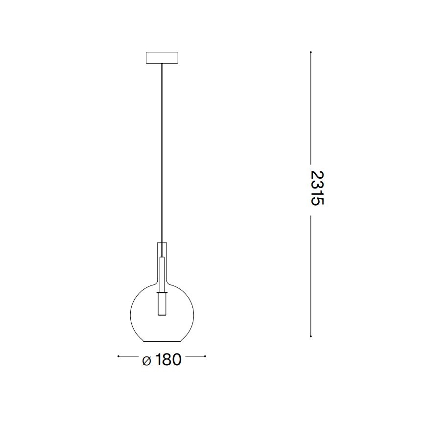 Ideal Lux - LED Pakabinamas sietynas EMPIRE 1xG9/3W/230V