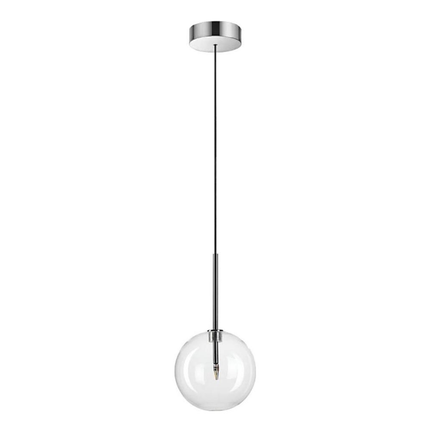 Ideal Lux - LED Pakabinamas sietynas EQUINOXE 1xG4/2W/230V diametras 15 cm blizgus chromas/permatoma