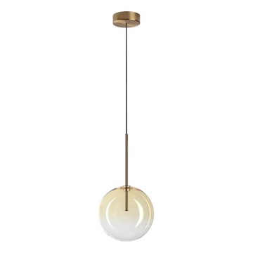 Ideal Lux - LED Pakabinamas sietynas EQUINOXE 1xG4/2W/230V diametras 20 cm žalvaris/dūminis