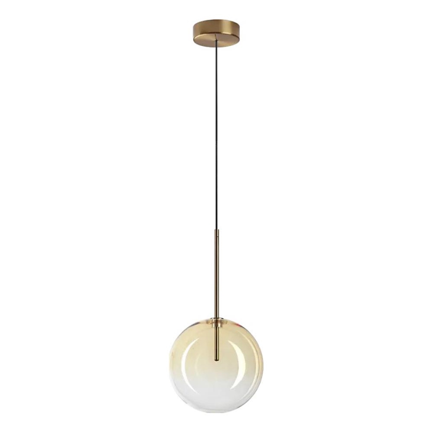 Ideal Lux - LED Pakabinamas sietynas EQUINOXE 1xG4/2W/230V diametras 20 cm žalvaris/dūminis