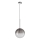 Ideal Lux - LED Pakabinamas sietynas EQUINOXE 1xG4/2W/230V diametras 25 cm blizgus chromas/dūminis