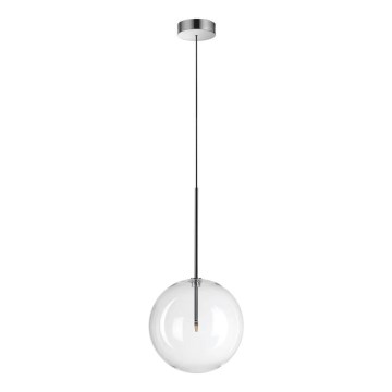 Ideal Lux - LED Pakabinamas sietynas EQUINOXE 1xG4/2W/230V diametras 25 cm blizgus chromas/permatoma