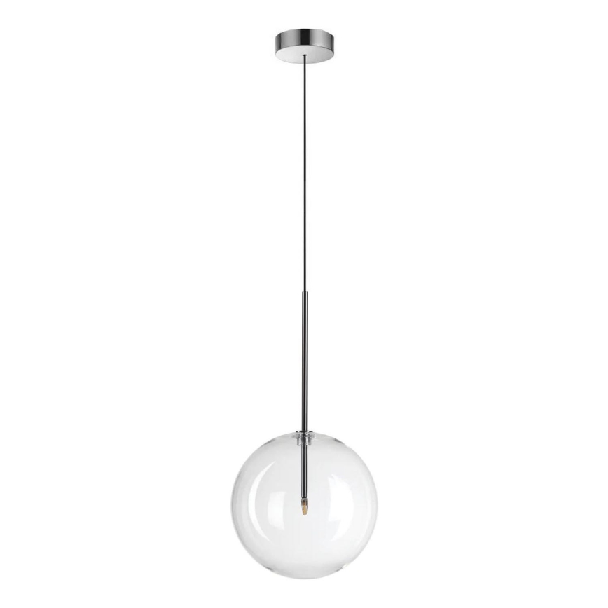 Ideal Lux - LED Pakabinamas sietynas EQUINOXE 1xG4/2W/230V diametras 25 cm blizgus chromas/permatoma