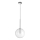 Ideal Lux - LED Pakabinamas sietynas EQUINOXE 1xG4/2W/230V diametras 25 cm blizgus chromas/permatoma
