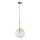 Ideal Lux - LED Pakabinamas sietynas EQUINOXE 1xG4/2W/230V diametras 25 cm žalvaris/dūminis