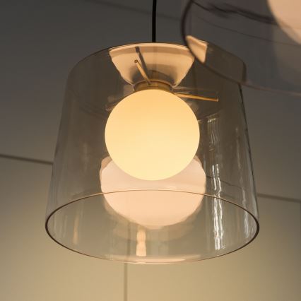 Ideal Lux - LED Pakabinamas sietynas FADE 1xG9/3W/230V diametras 27,3 cm auksas/dūminis