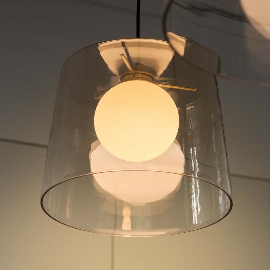 Ideal Lux - LED Pakabinamas sietynas FADE 1xG9/3W/230V diametras 27,3 cm auksas/dūminis
