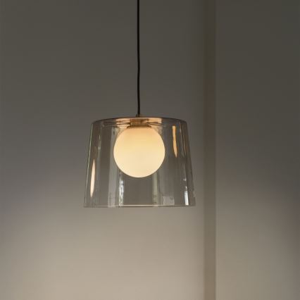 Ideal Lux - LED Pakabinamas sietynas FADE 1xG9/3W/230V diametras 27,3 cm auksas/dūminis