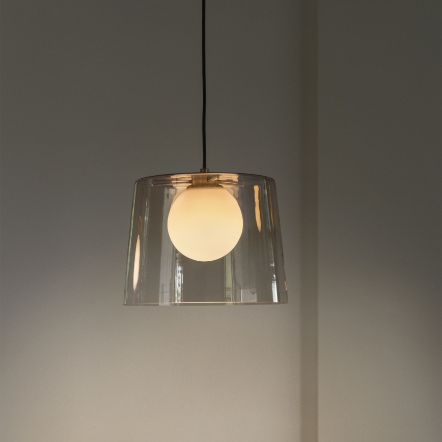 Ideal Lux - LED Pakabinamas sietynas FADE 1xG9/3W/230V diametras 27,3 cm auksas/dūminis