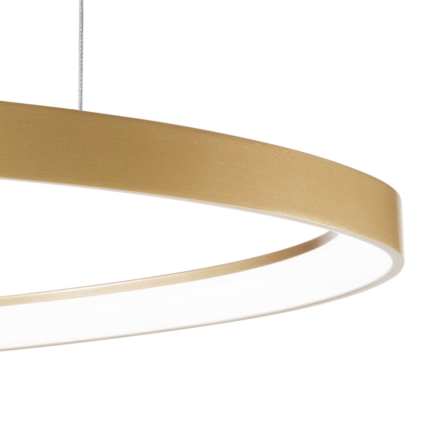 Ideal Lux - LED Pakabinamas sietynas GEMINI LED/48W/230V diametras 61 cm CRI 90 auksas