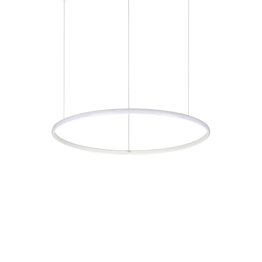 Ideal Lux - LED Pakabinamas sietynas HULAHOOP LED/28W/230V 3000K diametras 61 cm CRI 90 balta