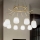 Ideal Lux - LED Pakabinamas sietynas KAROUSEL 10xG9/3W/230V diametras 82,5 cm žalvaris