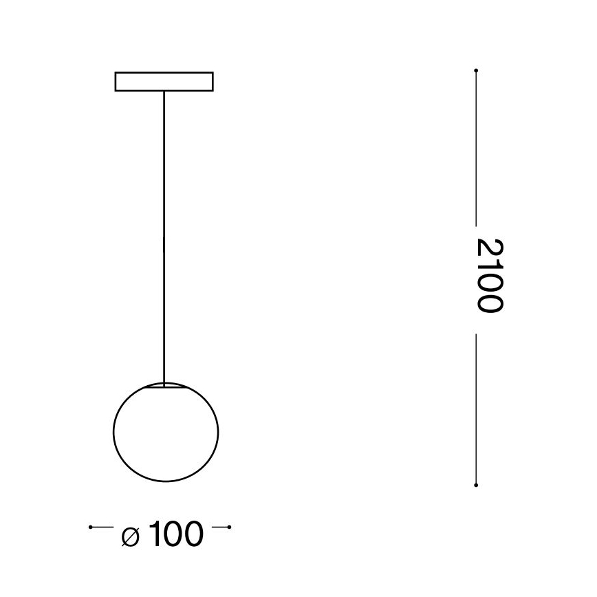 Ideal Lux - LED Pakabinamas sietynas MAPA 1xG9/3W/230V diametras 10 cm balta