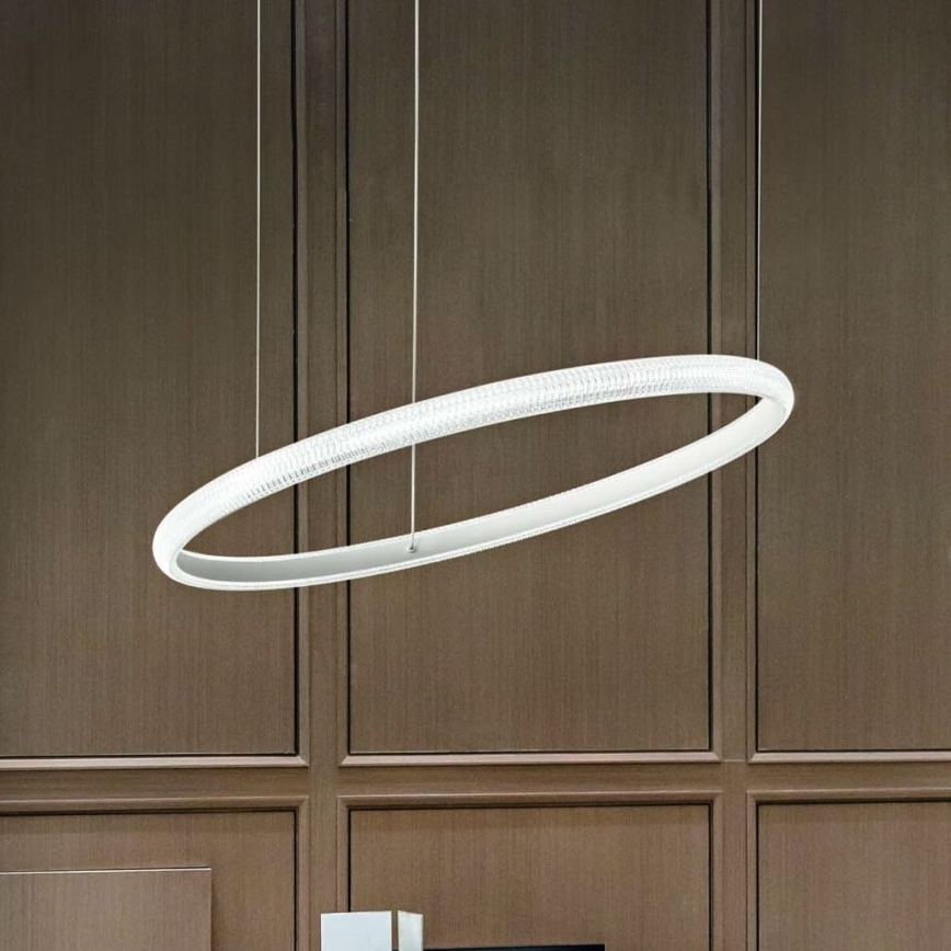 Ideal Lux - LED Pakabinamas sietynas MIRACLE LED/37W/230V diametras 60 cm CRI 90 matinis chromas