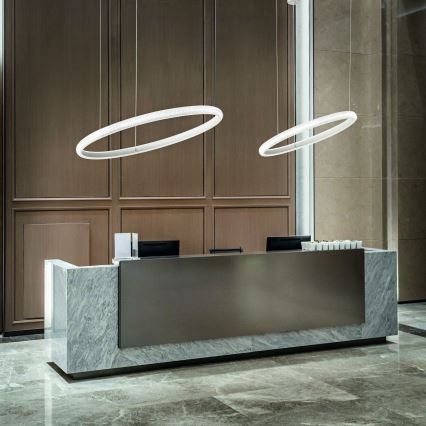 Ideal Lux - LED Pakabinamas sietynas MIRACLE LED/37W/230V diametras 60 cm CRI 90 matinis chromas