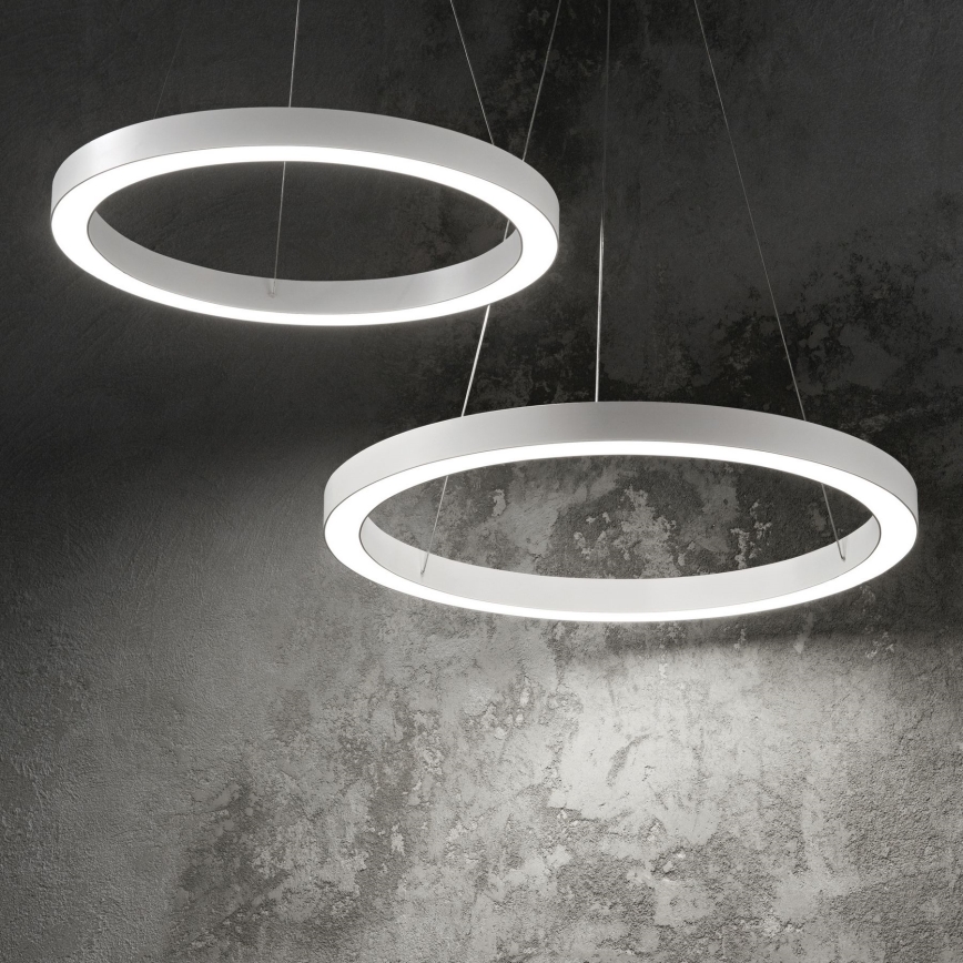 Ideal Lux - LED Pakabinamas sietynas ORACLE LED/35W/230V 3000K diametras 70 cm CRI 90 balta