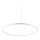 Ideal Lux - LED Pakabinamas sietynas ORACLE LED/55W/230V 3000K diametras 90 cm balta