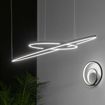 Ideal Lux - LED Pakabinamas sietynas ORACLE LED/89W/230V 3000K diametras 150 cm juoda