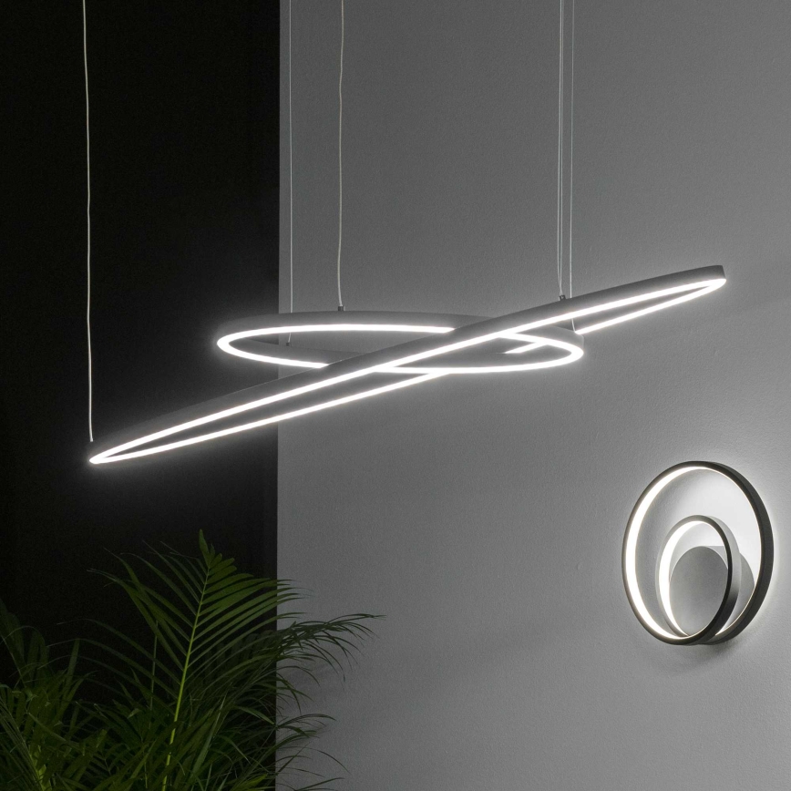 Ideal Lux - LED Pakabinamas sietynas ORACLE LED/89W/230V 3000K diametras 150 cm juoda
