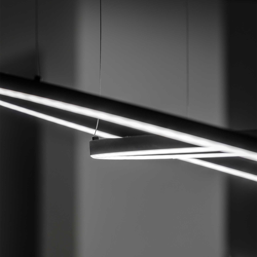 Ideal Lux - LED Pakabinamas sietynas ORACLE LED/89W/230V 3000K diametras 150 cm juoda