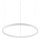 Ideal Lux - LED Pakabinamas sietynas ORACLE SLIM LED/29W/230V 2700K diametras 50 cm balta
