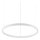 Ideal Lux - LED Pakabinamas sietynas ORACLE SLIM LED/32W/230V 3000K diametras 50 cm balta