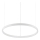 Ideal Lux - LED Pakabinamas sietynas ORACLE SLIM LED/32W/230V 4000K diametras 50 cm balta