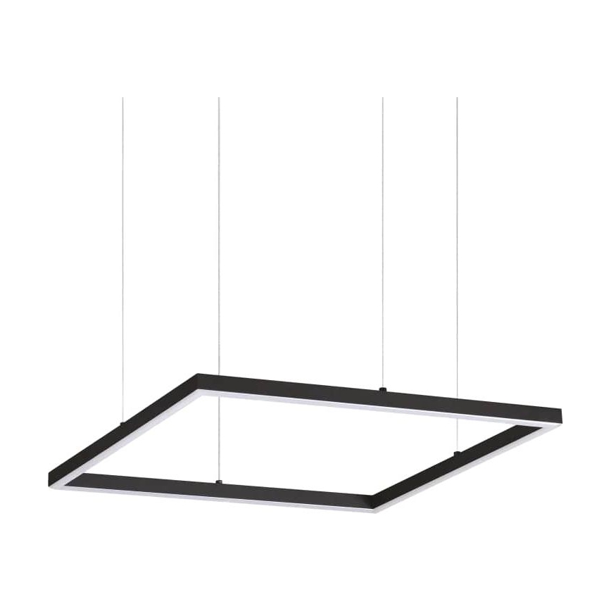 Ideal Lux - LED Pakabinamas sietynas ORACLE SLIM LED/33W/230V 3000K 50x50 cm juoda