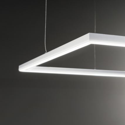 Ideal Lux - LED Pakabinamas sietynas ORACLE SLIM LED/41W/230V 3000K 70x70 cm balta