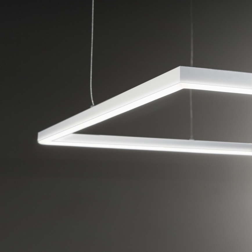 Ideal Lux - LED Pakabinamas sietynas ORACLE SLIM LED/41W/230V 3000K 70x70 cm balta
