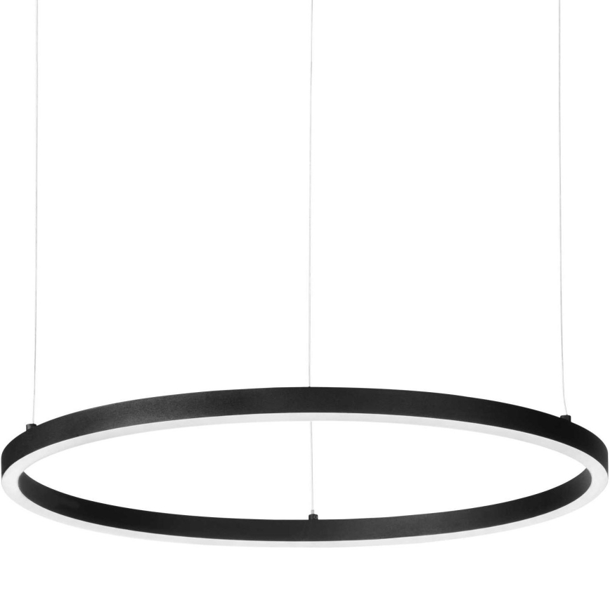 Ideal Lux - LED Pakabinamas sietynas ORACLE SLIM LED/55W/230V 4000K diametras 90 cm juoda