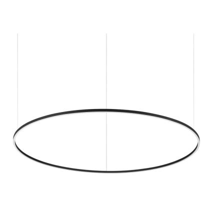 Ideal Lux - LED Reguliuojamas pakabinamas sietynas ORACLE SLIM LED/76W/230V 3000K diametras 150 cm juoda