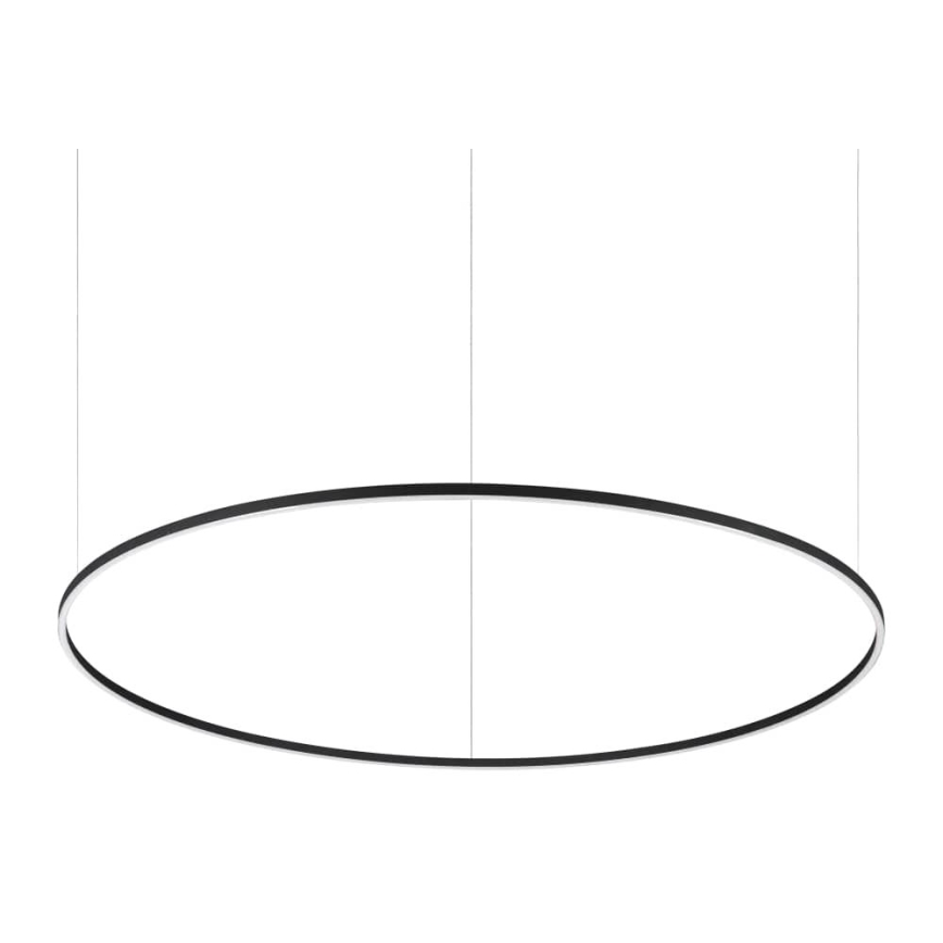 Ideal Lux - LED Reguliuojamas pakabinamas sietynas ORACLE SLIM LED/76W/230V 3000K diametras 150 cm juoda