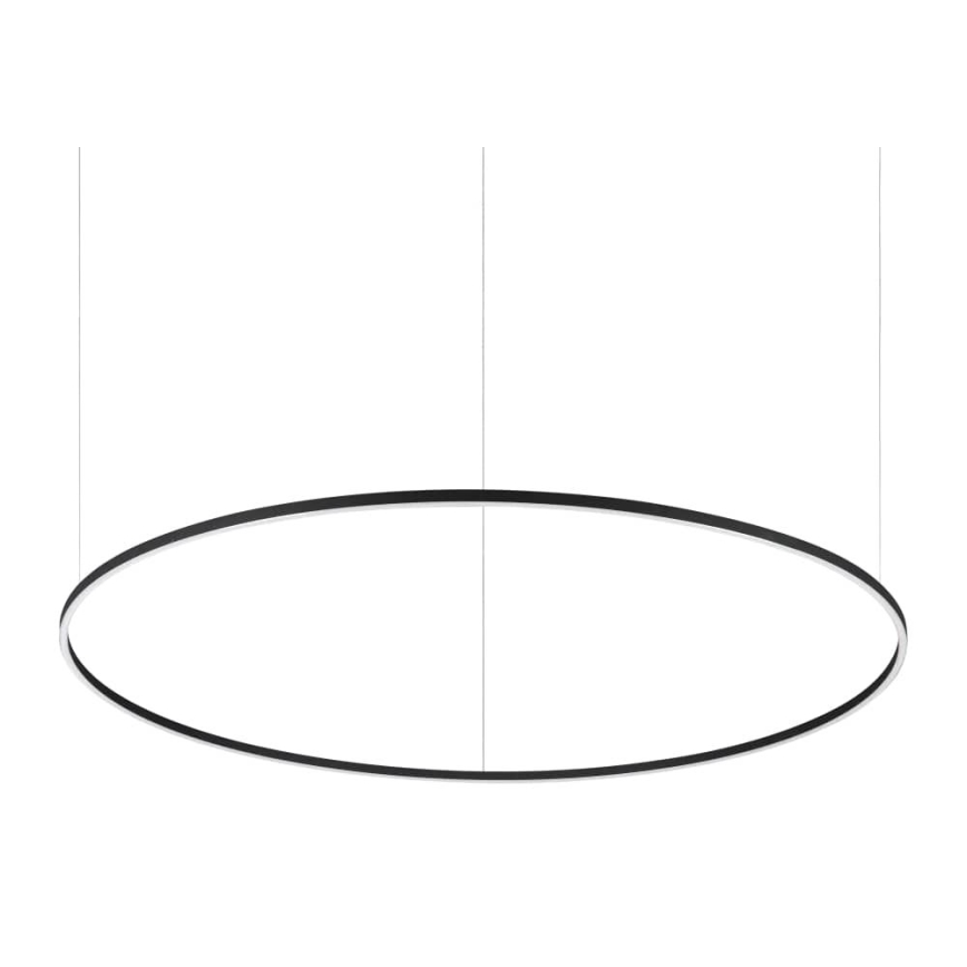Ideal Lux - LED Pakabinamas sietynas ORACLE SLIM LED/89W/230V 4000K diametras 150 cm juoda
