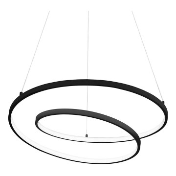 Ideal Lux - LED Pakabinamas sietynas OZ LED/47W/230V diametras 60 cm CRI 90 juoda