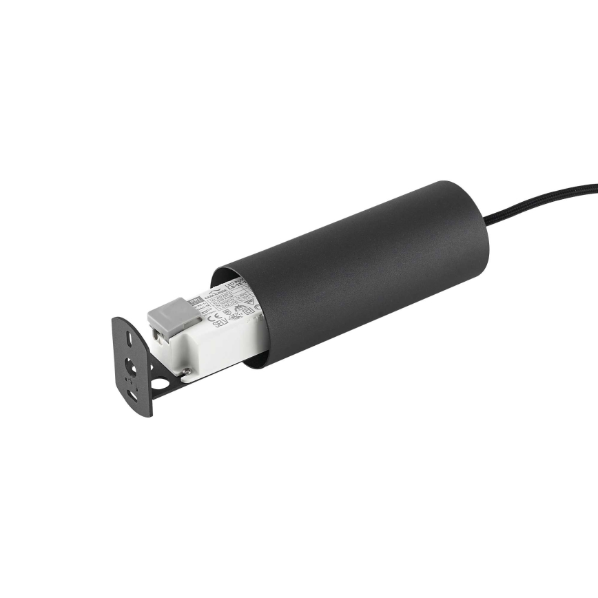 Ideal Lux - LED Pakabinamas sietynas ULTRATHIN LED/11,5W/230V CRI 90 juoda
