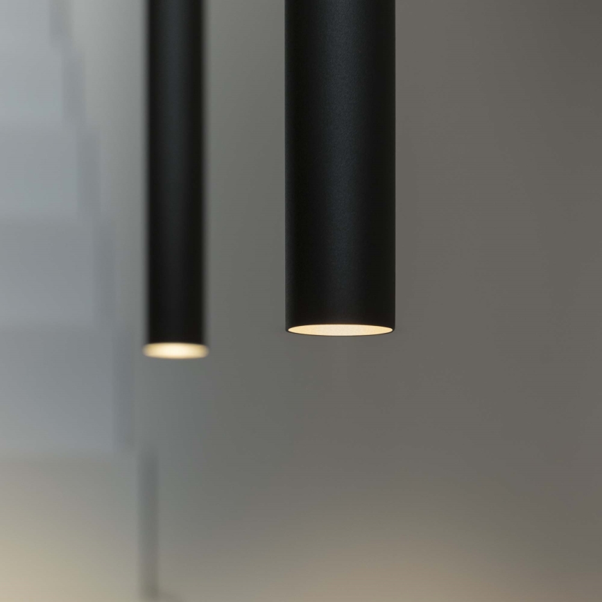 Ideal Lux - LED Pakabinamas sietynas ULTRATHIN LED/11,5W/230V CRI 90 juoda