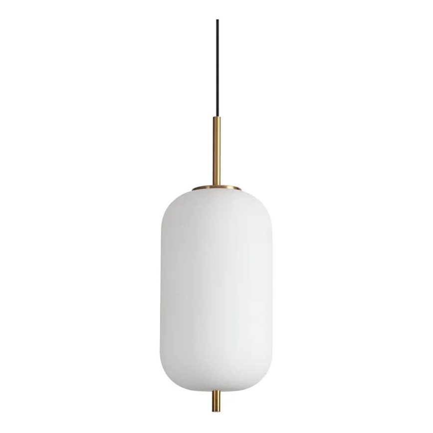 Ideal Lux - LED Pakabinamas sietynas UMILE LED/20W/230V diametras 22 cm CRI 90 žalvaris/balta