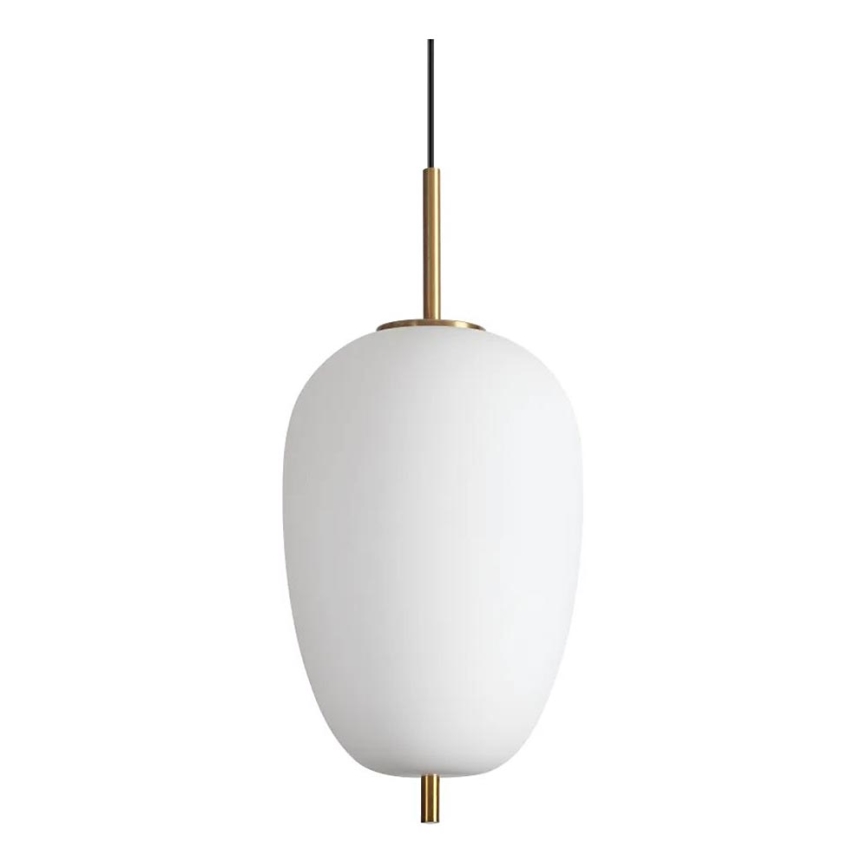 Ideal Lux - LED Pakabinamas sietynas UMILE LED/20W/230V diametras 27 cm CRI 90 žalvaris/balta