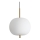 Ideal Lux - LED Pakabinamas sietynas UMILE LED/20W/230V diametras 30 cm CRI 90 žalvaris/balta