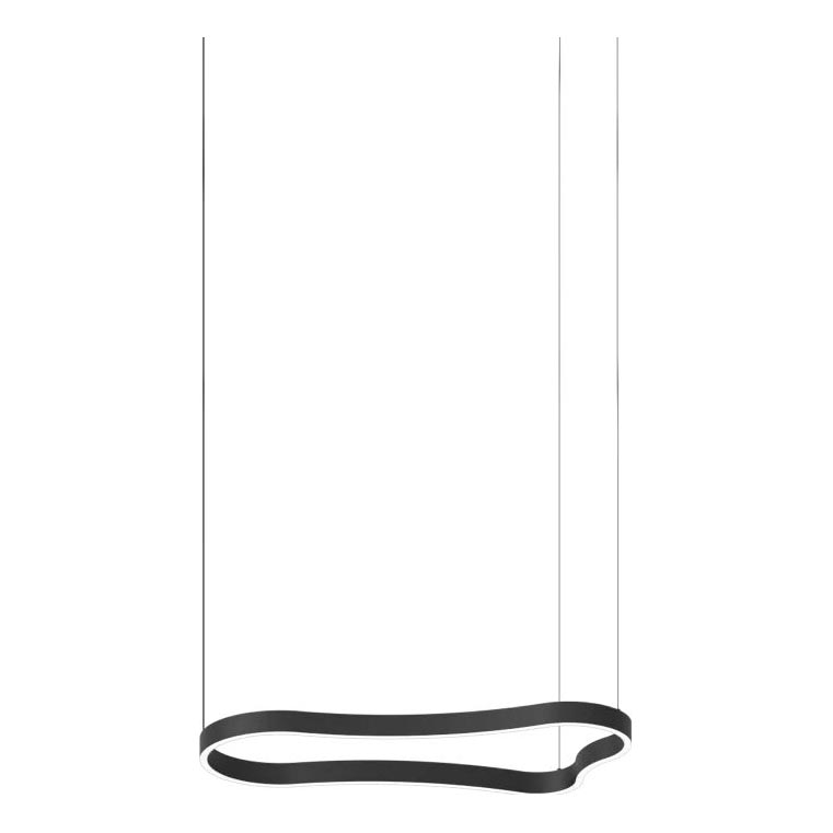 Ideal Lux - LED Pakabinamas sietynas WAVES LED/37W/230V CRI 90 juoda