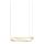 Ideal Lux - LED Pakabinamas sietynas WAVES LED/37W/230V CRI 90 žalvaris