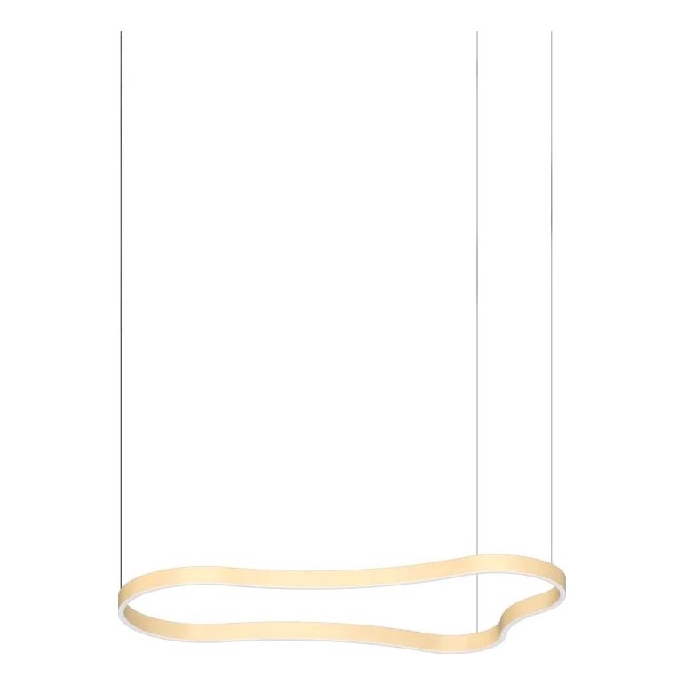 Ideal Lux - LED Pakabinamas sietynas WAVES LED/45W/230V CRI 90 žalvaris
