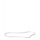 Ideal Lux - LED Pakabinamas sietynas WAVES LED/54W/230V CRI 90 balta