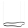 Ideal Lux - LED Pakabinamas sietynas WAVES LED/54W/230V CRI 90 juoda