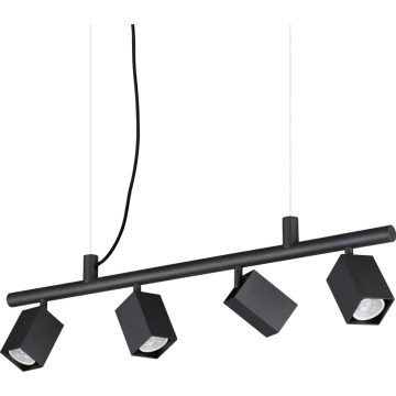 Ideal Lux - LED pakabinamas šviestuvas ant laido DYNAMITE 4xGU10/7W/230V CRI 90 juodas