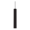 Ideal Lux - LED pakabinamas šviestuvas ant laido LOOK 1xGU10/7W/230V CRI 90 Ø 6 cm juodas